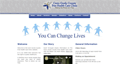 Desktop Screenshot of cgfreeclinic.com
